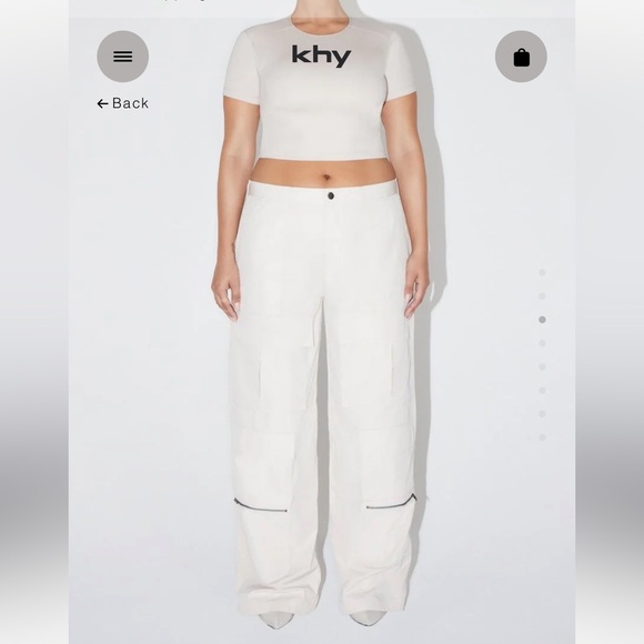 Khy Pants - Key Beige Cargo Pants